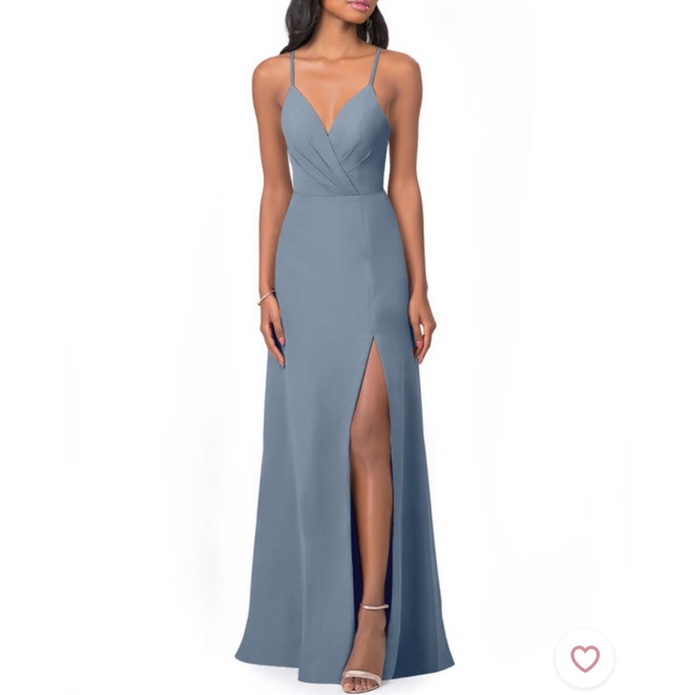Azazie Everleigh dress in Twilight
